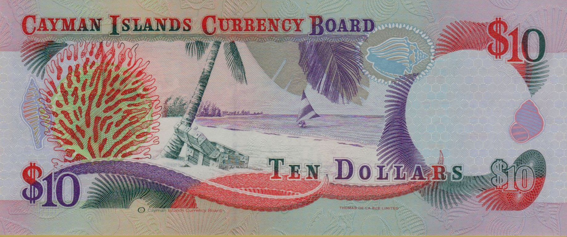 Cayman Island 10 1996 UNC P-18